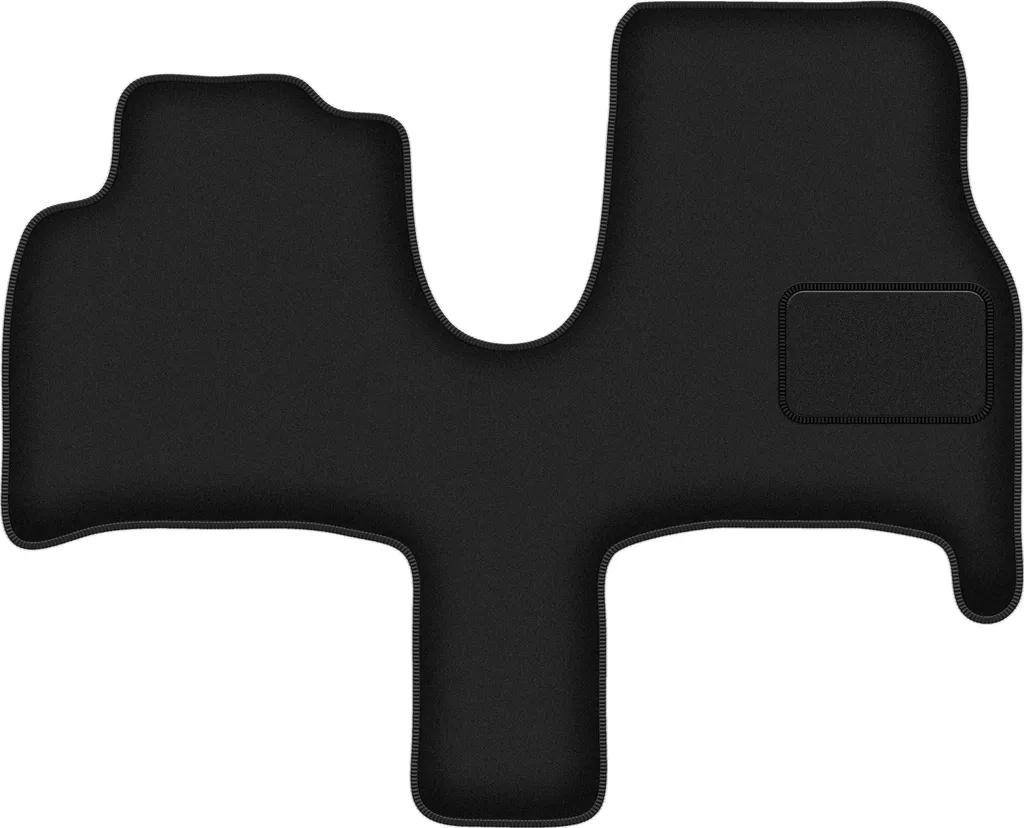 Wielganizator tappetini auto velours anteriori adatto per Citroen C8 (2002-2014, 7 persone) neri, set 2 pz, con fissaggi