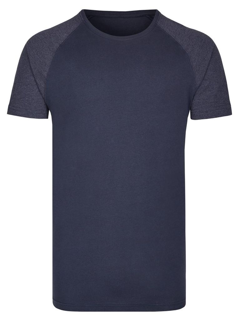 Miners Mate - "My Mate" T-Shirt Lang für Herren LT3253 (L) (Marineblau/Heide Blau)