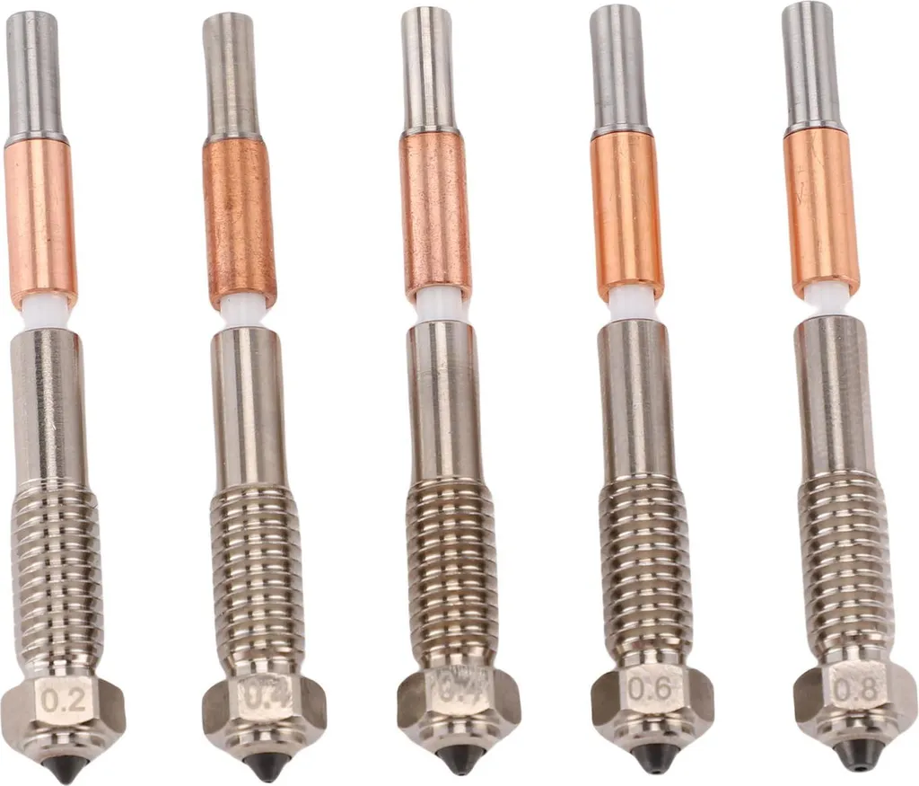 Buse d'Extrusion pour Imprimante 3D QIDI Plus4, Lot de 5 Pièces Pro - 2