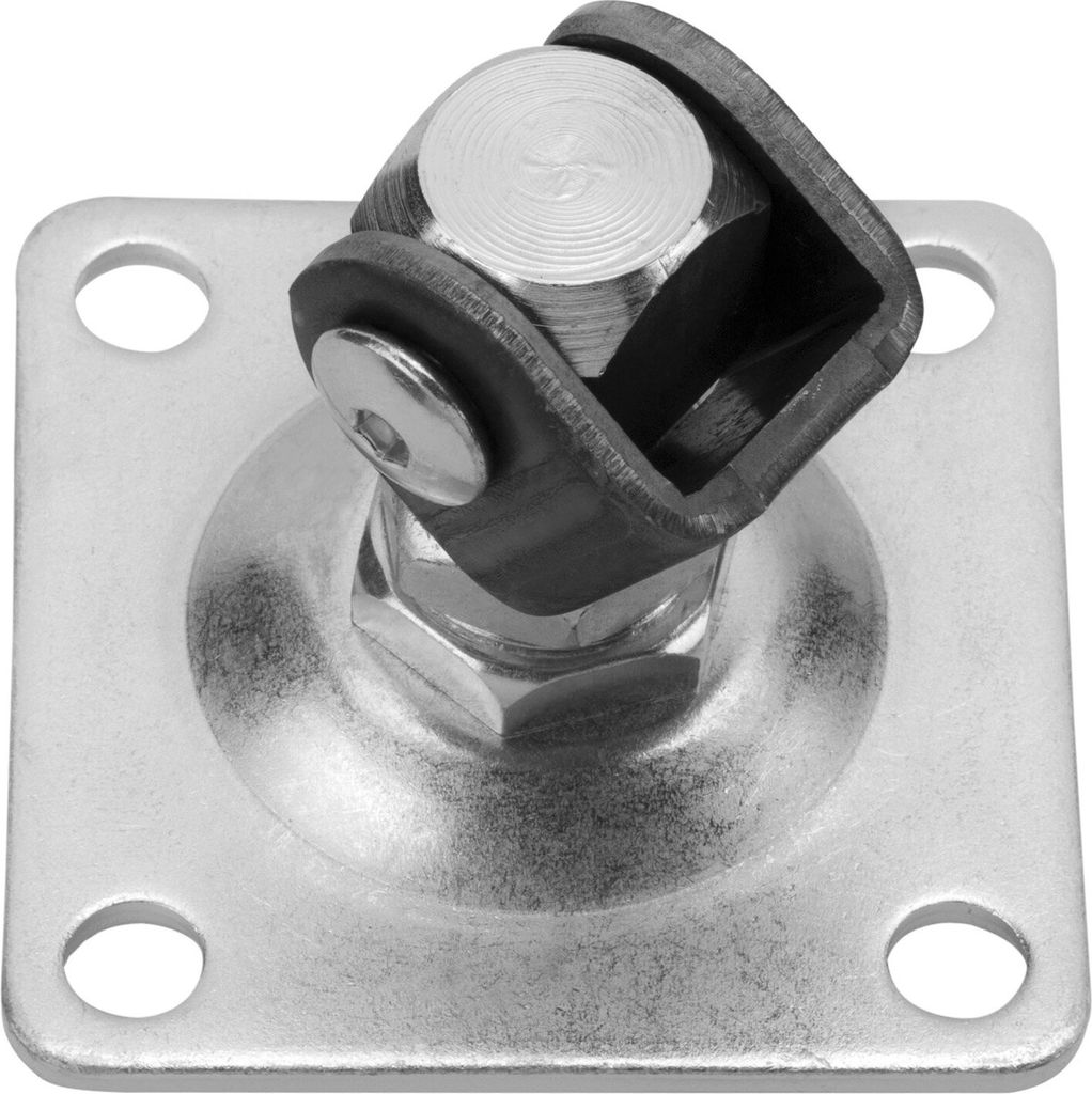 Torangel verstellbar M18 mit Anschraubplatte 90 x 90 mm Torbeschlag Stahltorscharnier Stahltorband von SOTECH
