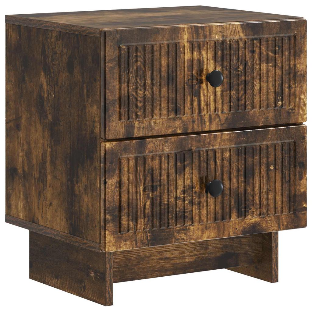 Maison Exclusive - Nachttisch Geräucherte Eiche 43 x 34,5 x 47,5 cm Holzwerkstoff
