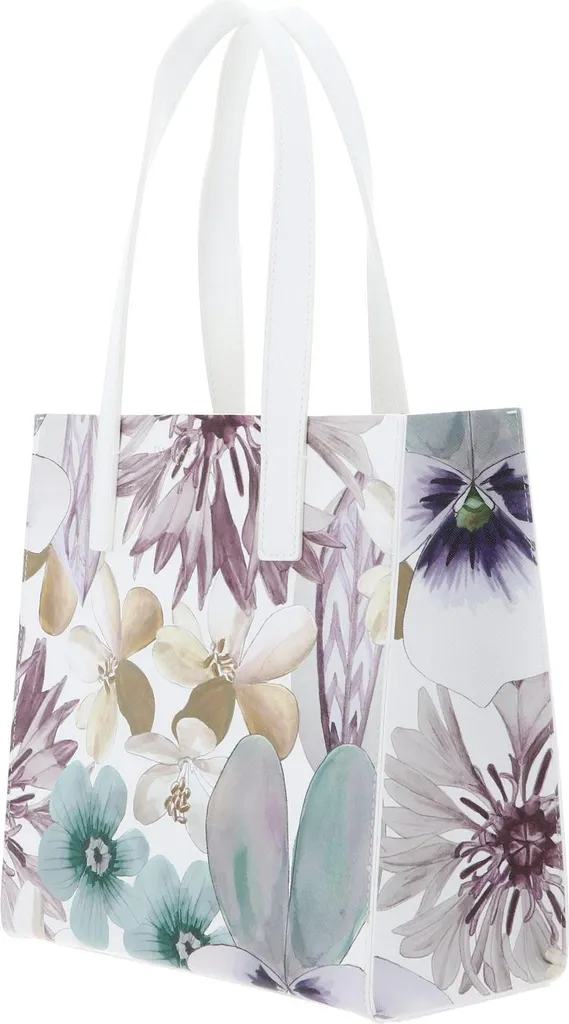 Sac à main Ted Baker cabas blanc imprimé fleurs à deux anses