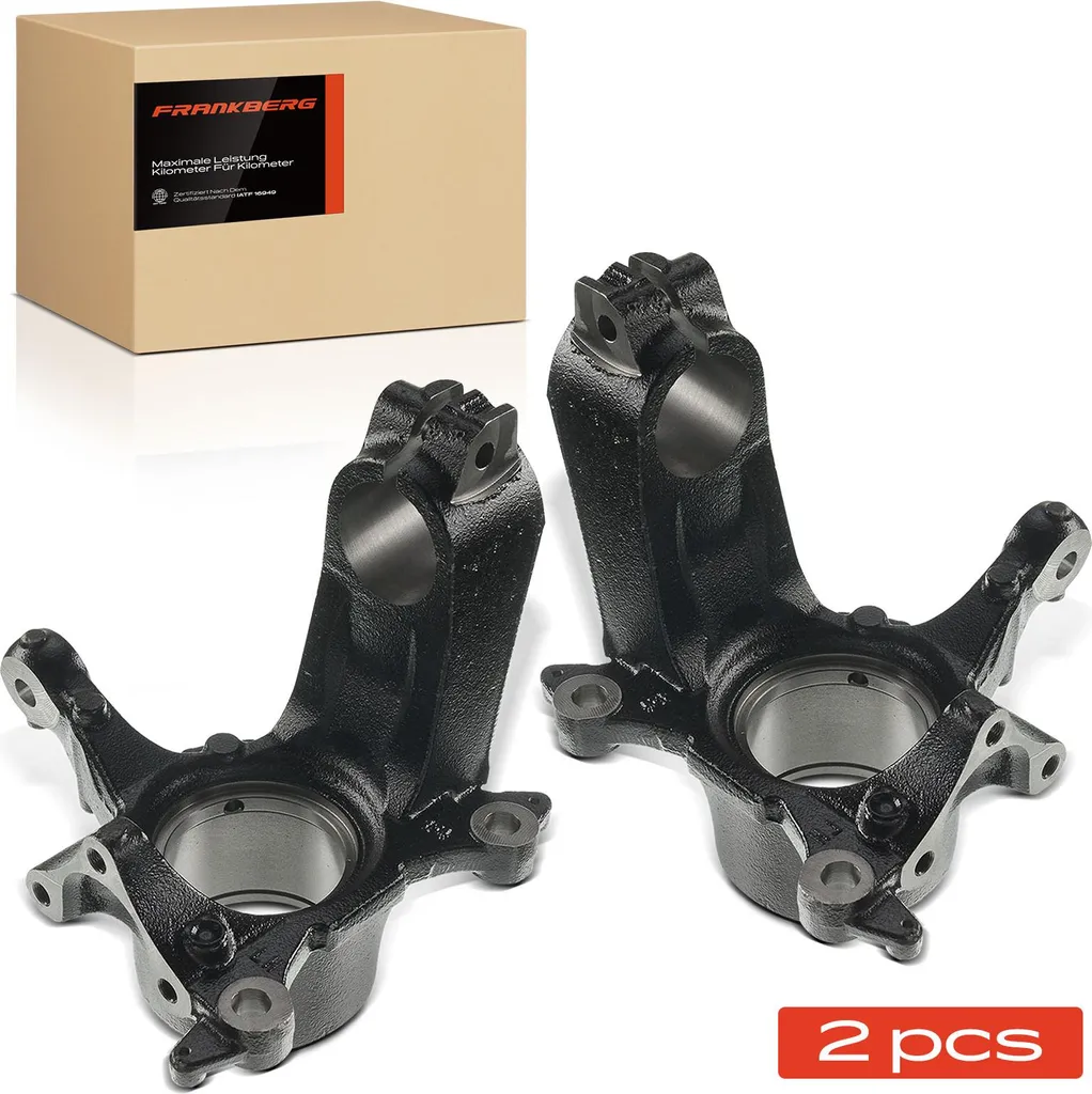 Paire de pivots de fusée d'essieu avant pour Fiat Ducato et Jumper PSA