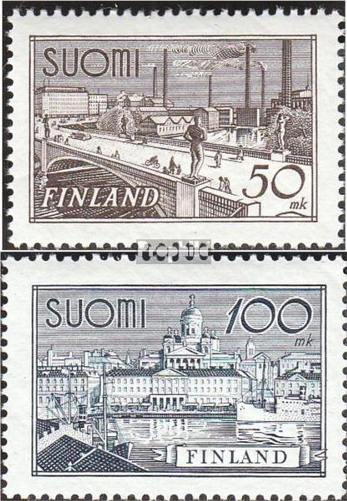 Briefmarken Finnland 1942 Mi 259-260 (kompl.Ausg.) postfrisch Freimarken