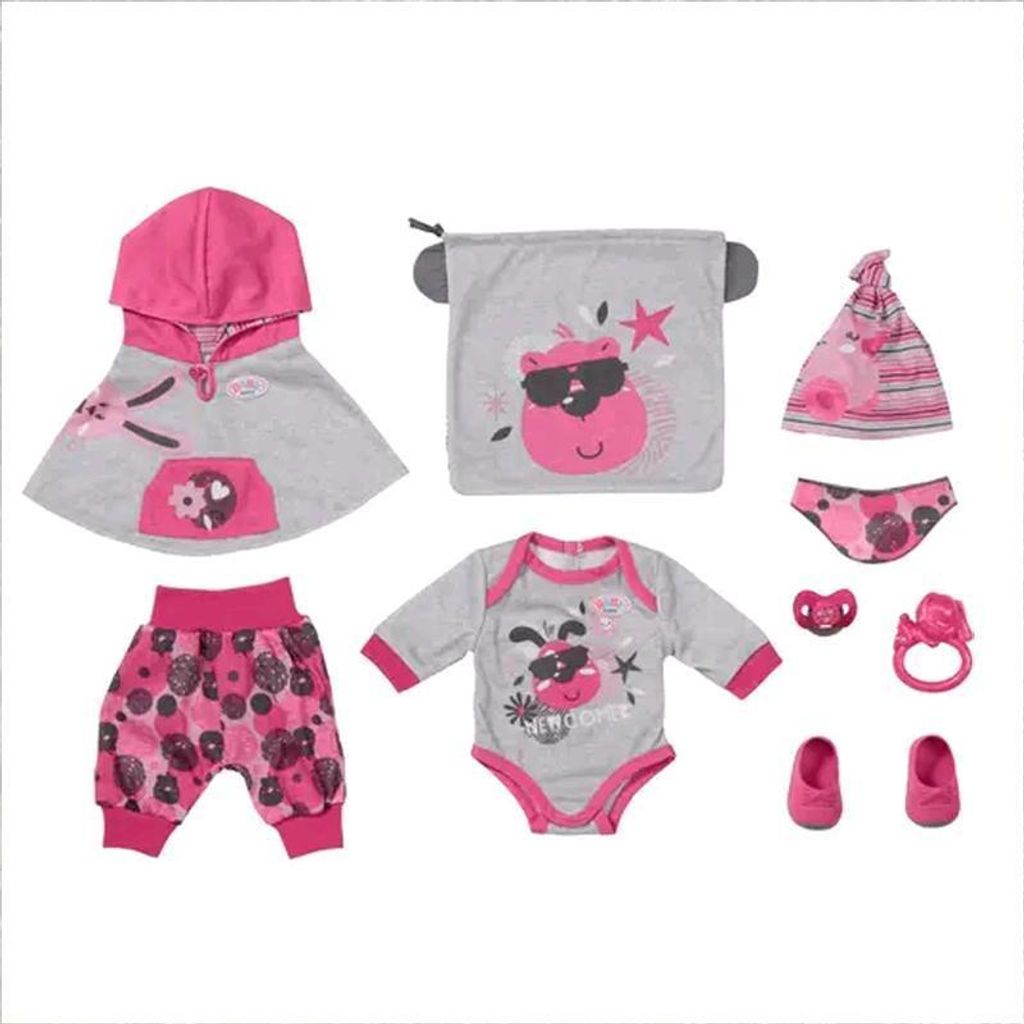 Zapf Creation BABY born prvý set šedá/ružová 832561 Obrázok produktu 