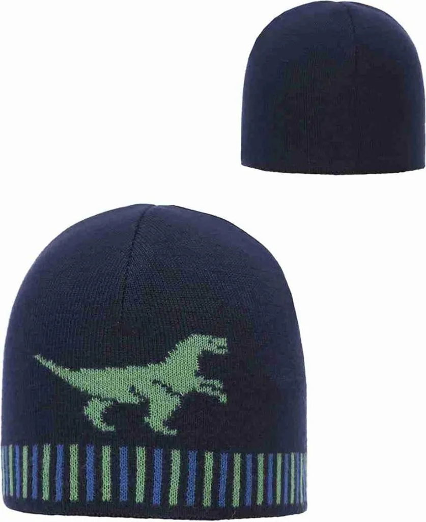 Cappello Döll Dinosauro Blu: Tessuti Certificati e Comfort per Bambini