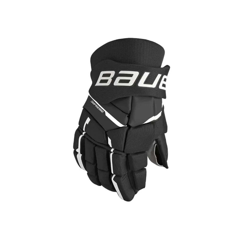 Gants Bauer Supreme M3 S23 INT Noir-Blanc 13 pouces pour le Hockey