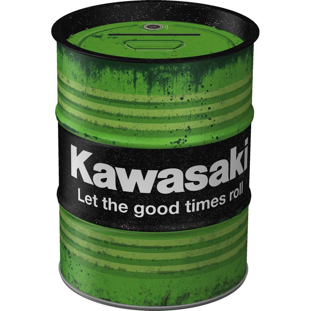 Nostalgic-Art - Oil barrel money box - Kawasaki Nechajte Obrázok produktu 
