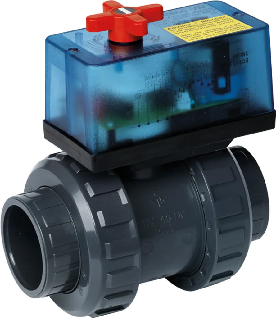 Servomoteur S6 Praher avec Robinet 2 voies Ø 63 mm haute performance