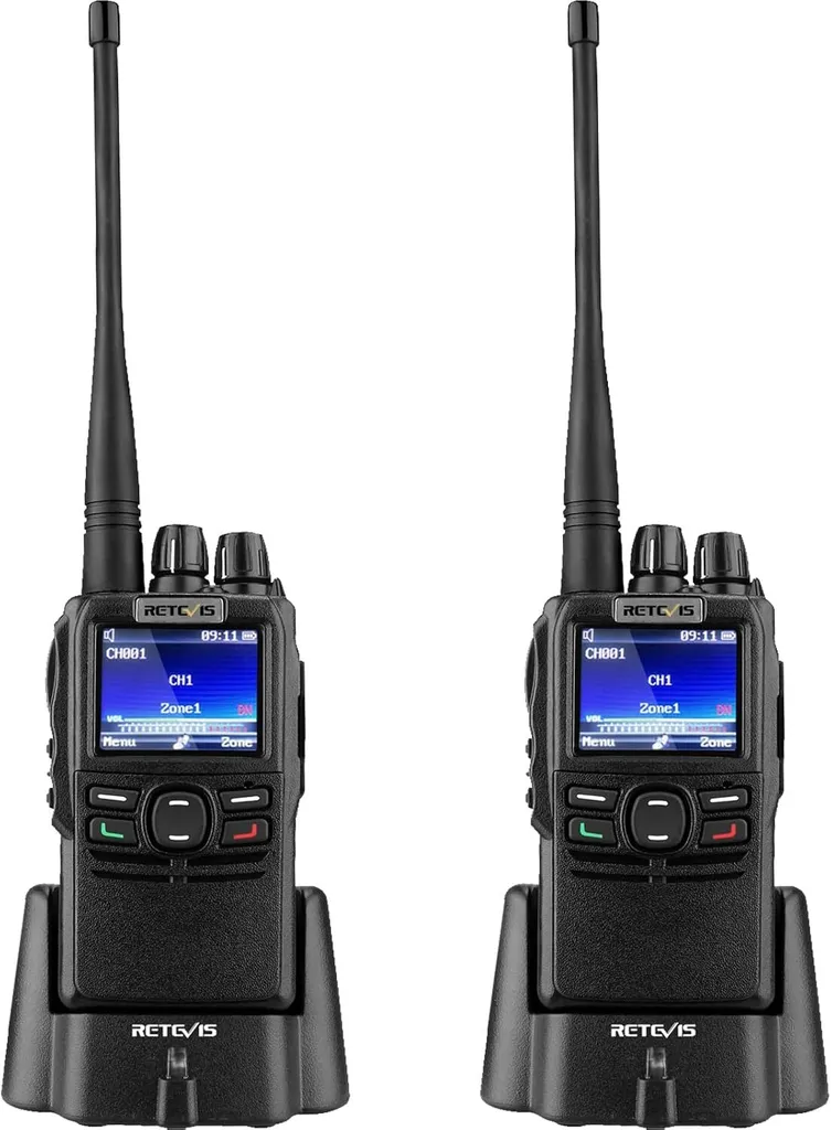 Radio portable DMR IP66 Retevis RB22 avec TDMA et 4000 Canaux FM