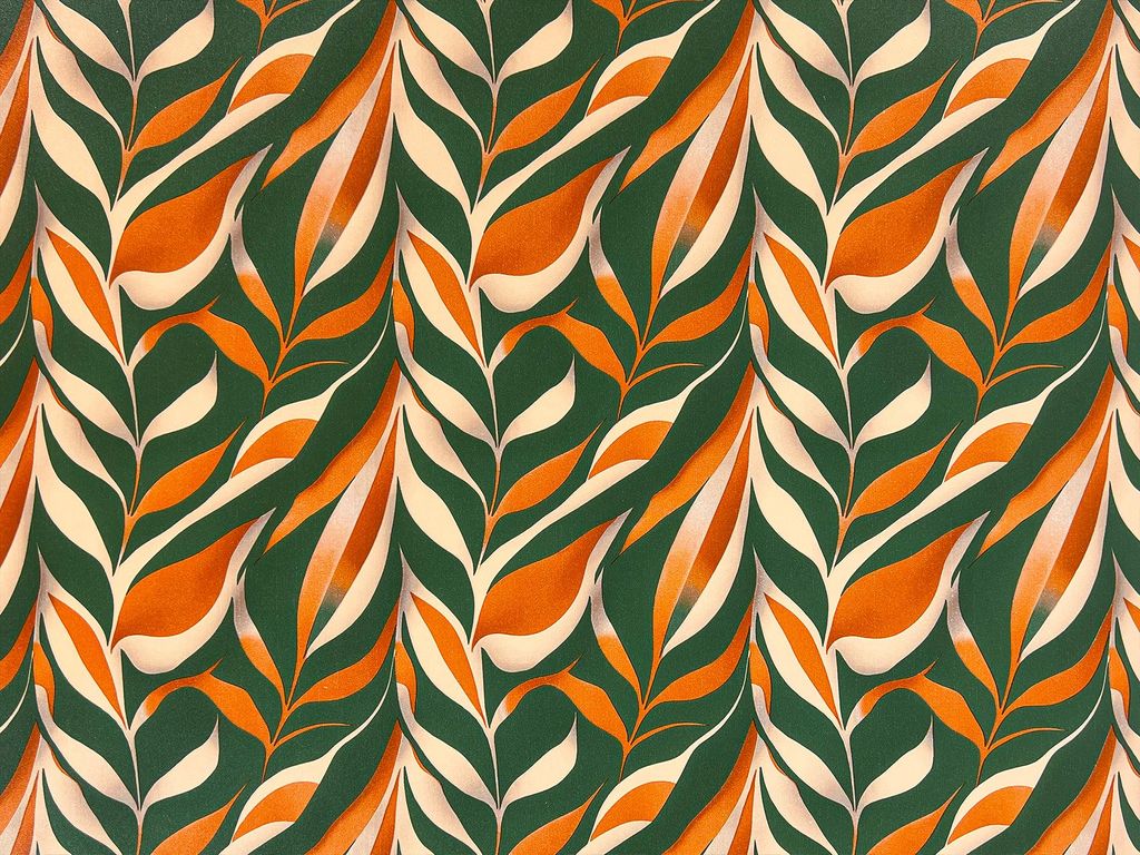 Klebefolie Möbel 45x50 cm - Boho Blätter - Möbelfolie Produktbild 