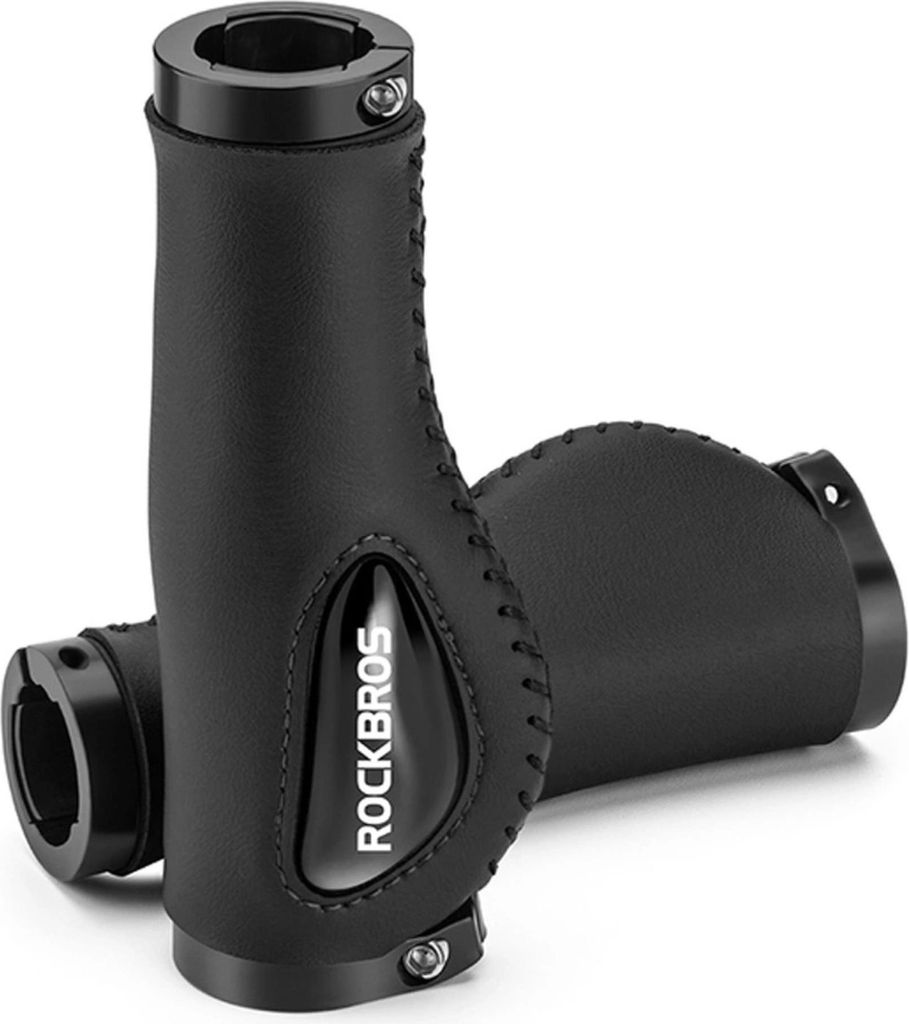 Rockbros Bike Grips Poignées En Cuir Durable Professionnel Image du produit 