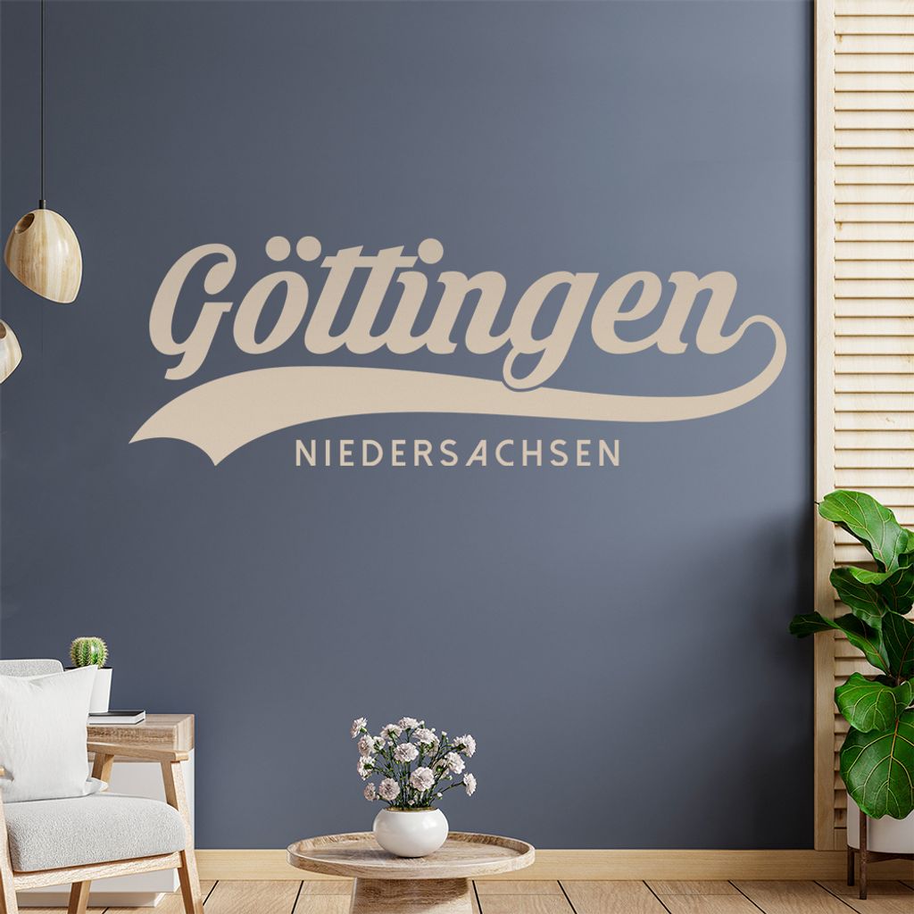 Göttingen Niedersachsen Wandtattoo Wandaufkleber Wall Sticker - Dekoration, Küche, Wohnzimmer, Schlafzimmer, Badezimmer