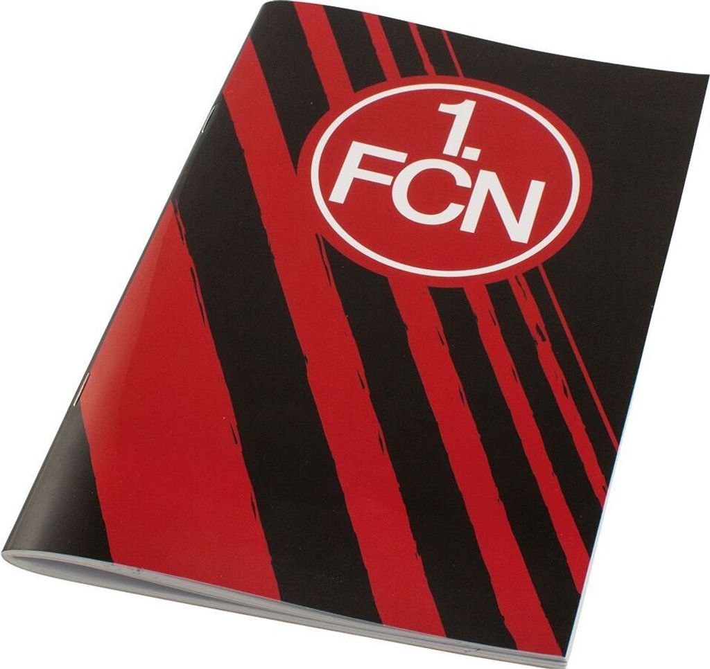 1. FC Nürnberg Hausaufgabenheft Fussball Rot/Schwarz