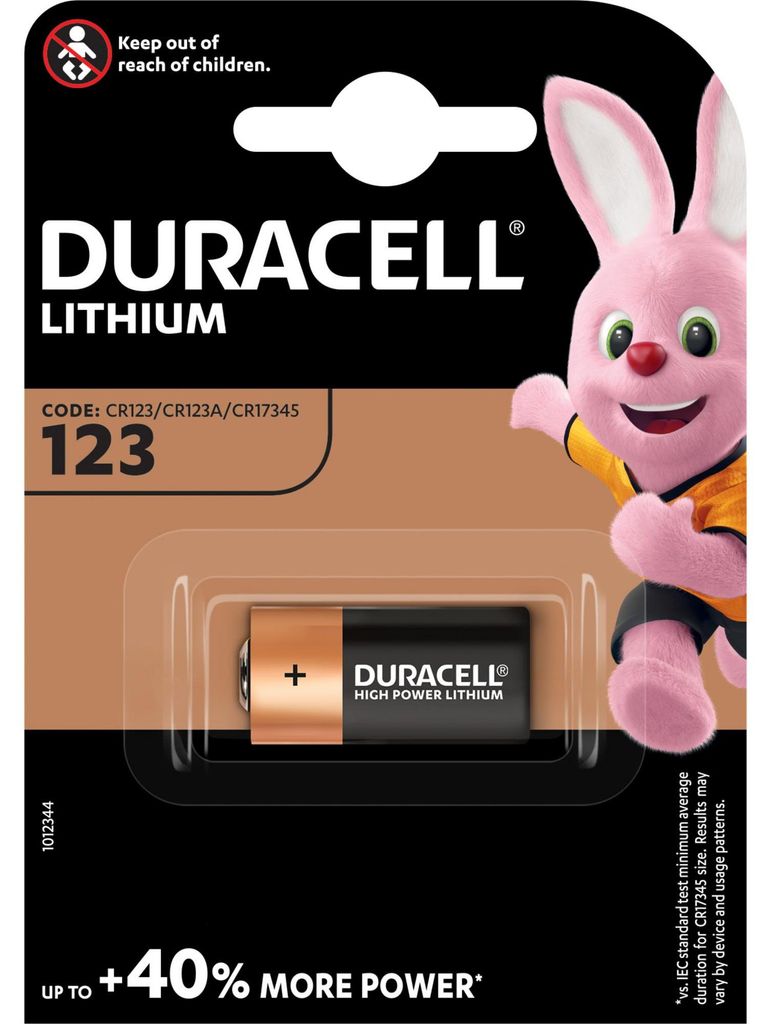 Duracell Batterie Ultra Photo Lithium 123 (CR17345) 1St. Obrázok produktu 
