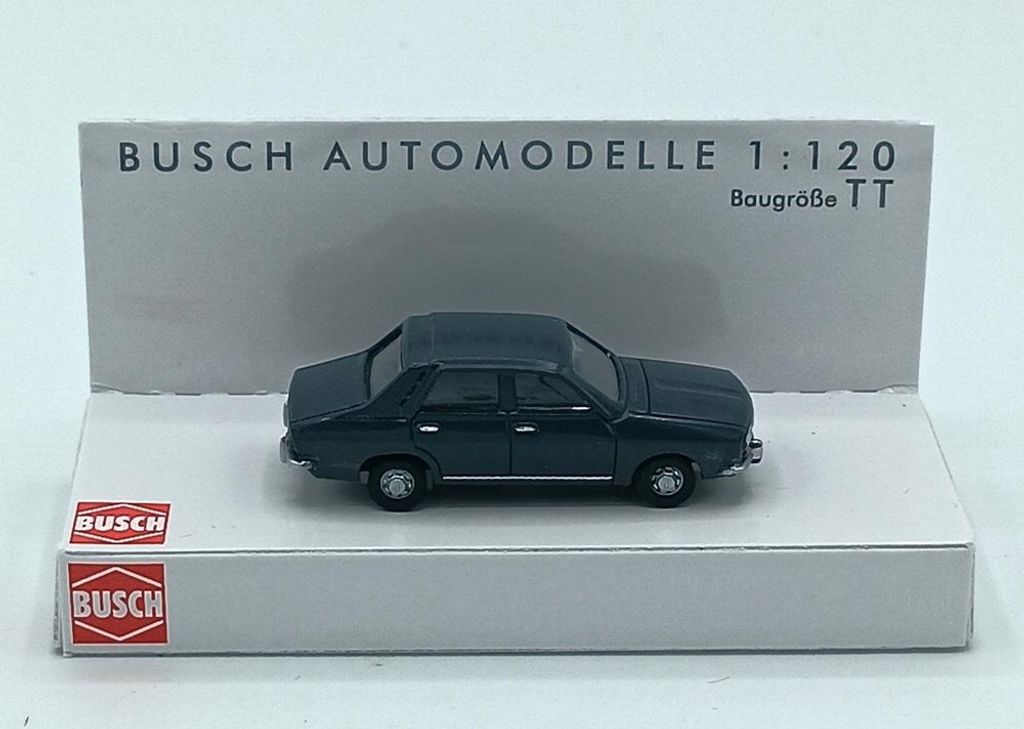 BUSCH Dacia 1300 - Renault 12 anthrazitgrau 87309 Automodell 1:120