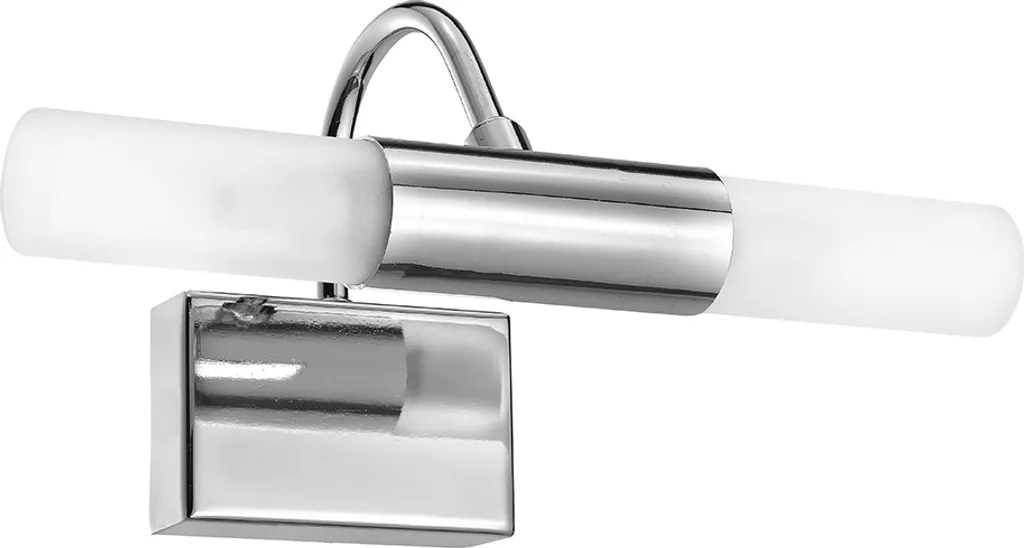 Luminaire de Miroir Finition Chrome Opale Nova Luce Dritto IP44 60cm