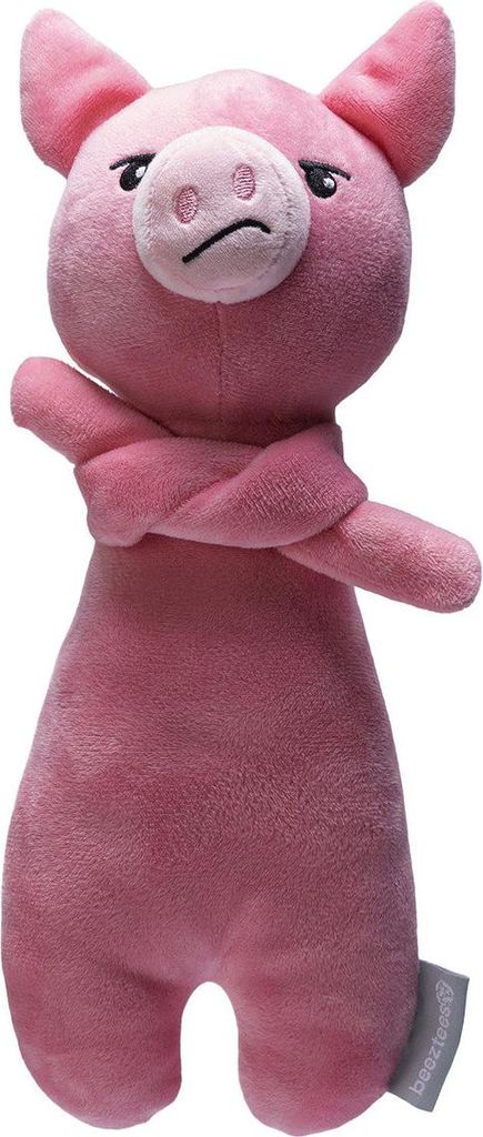 Beeztees Grumpy Knor - Hundespielzeug - Plüsch - Rosa - 31x11,5x8,5 cm