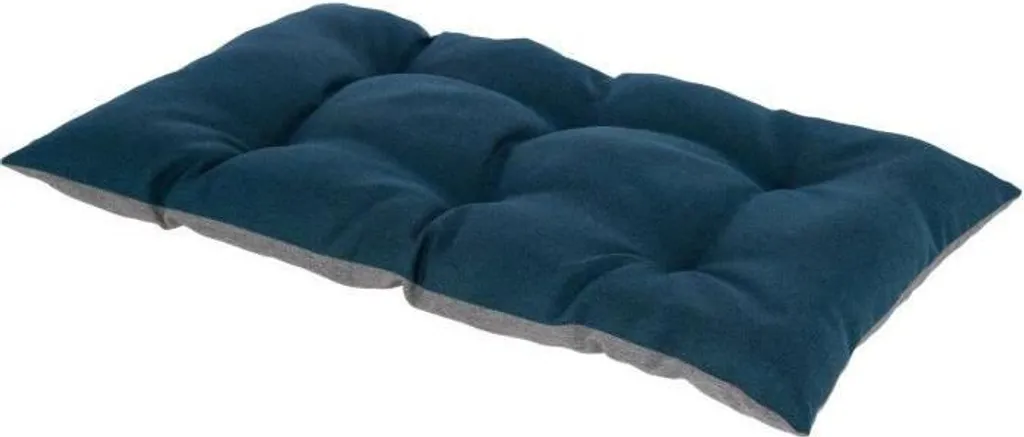 Tappetino per cani reversibile, cuscino Kerbl ELY, 55 x 90 cm, grigio/petrolio, imbottitura morbida, rivestimento resistente