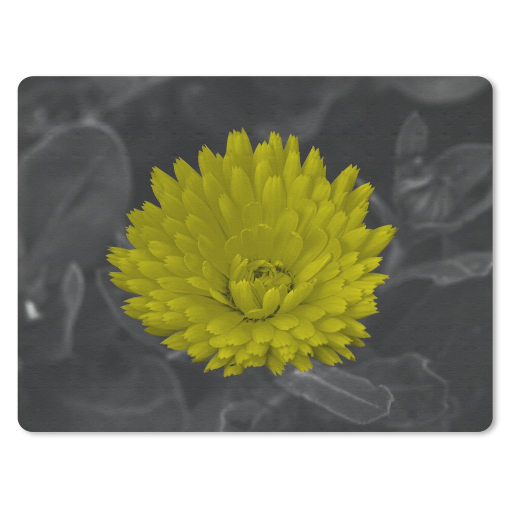 MuchoWow Mauspad Mousepad Blumen - Aquarell - Löwenzahn 23x19 cm - Mousepads - Maus Mat - Pad - Mausunterlage - Schreibtischunterlage - Mauspad