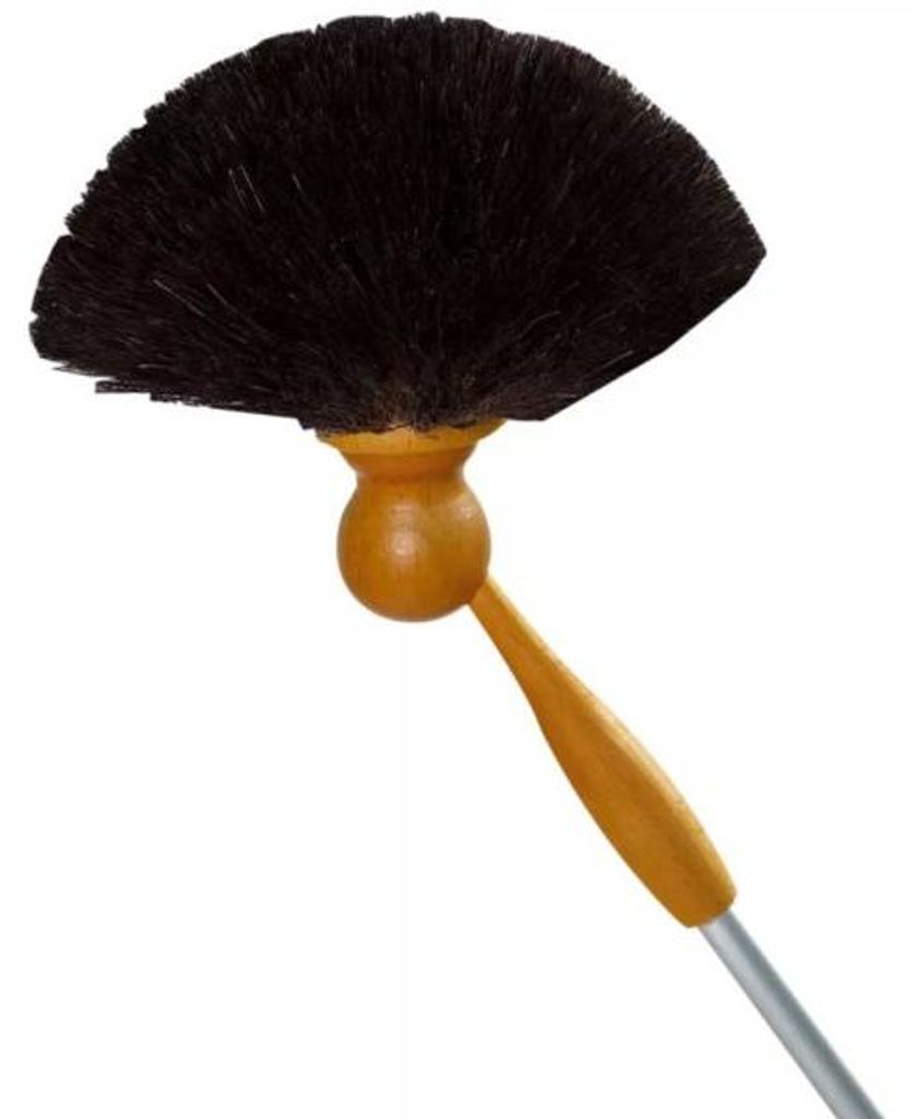 Bürstenhaus Redecker Spinnfeger aus Rosshaar mit Stiel Produktbild 