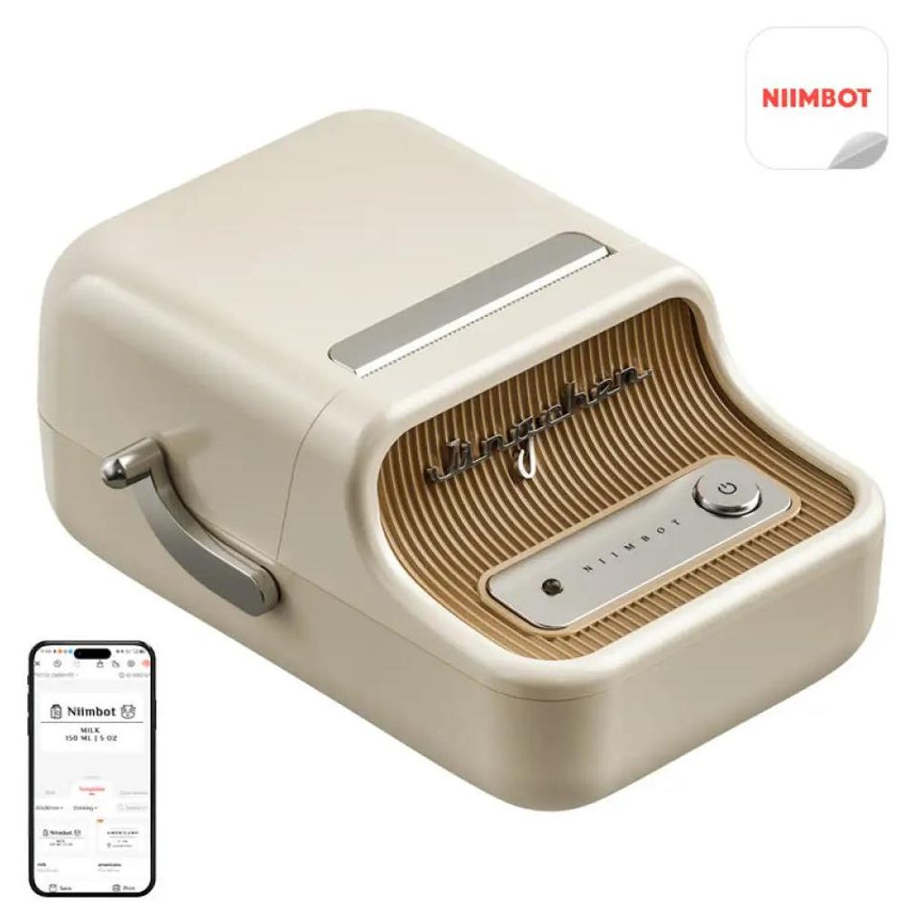 Niimbot B21 Pro Tragbarer Etikettendrucker (Creme) Produktbild 