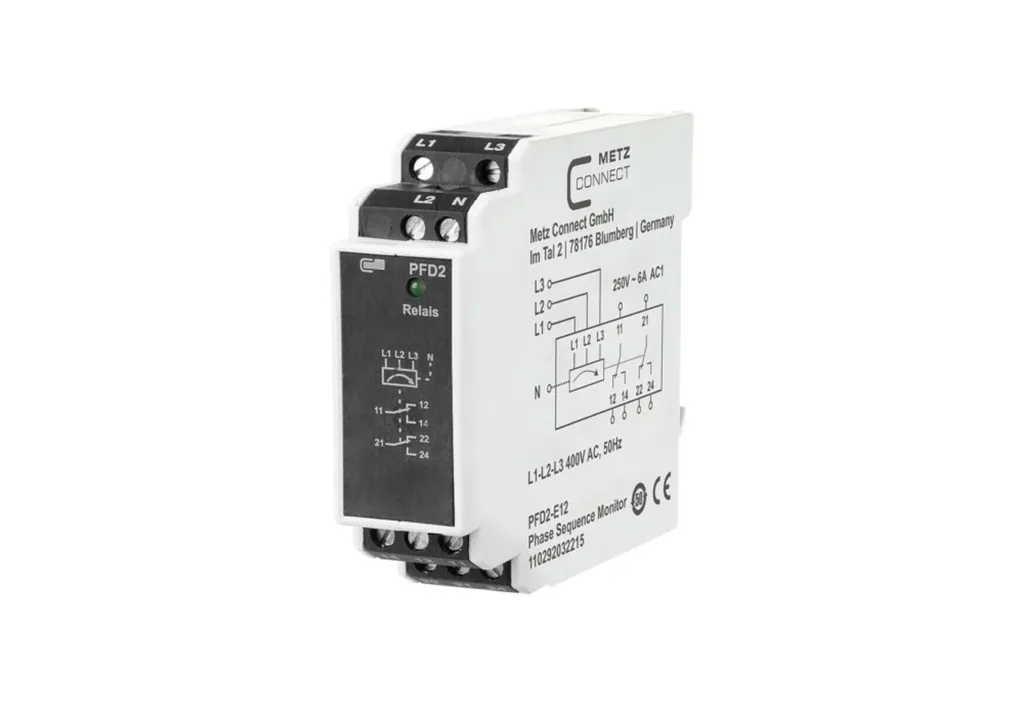 Relais PFD-2-E12 400VAC 2W avec Plage de Surveillance 340V à 440V AC