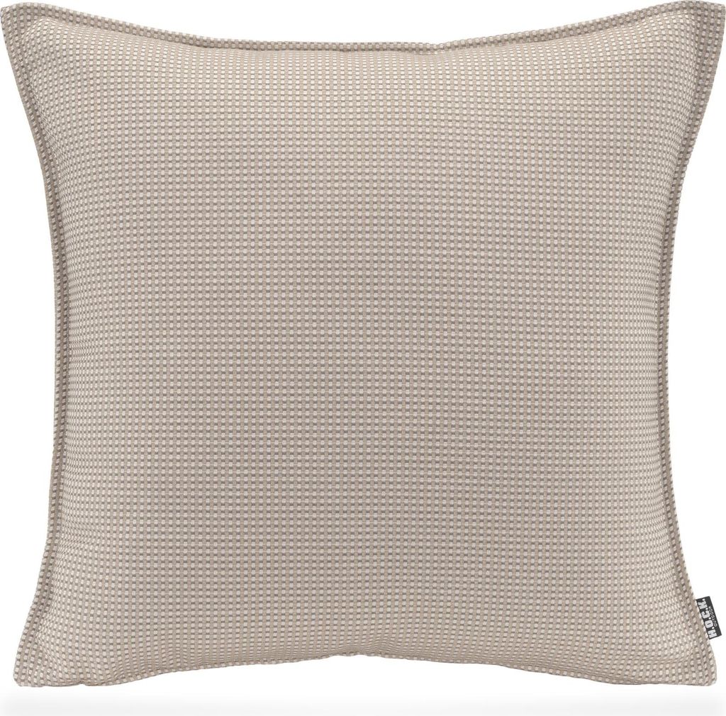 H.O.C.K. Yuco Outdoor Kissen Uni 50x50cm mit Biese beige
