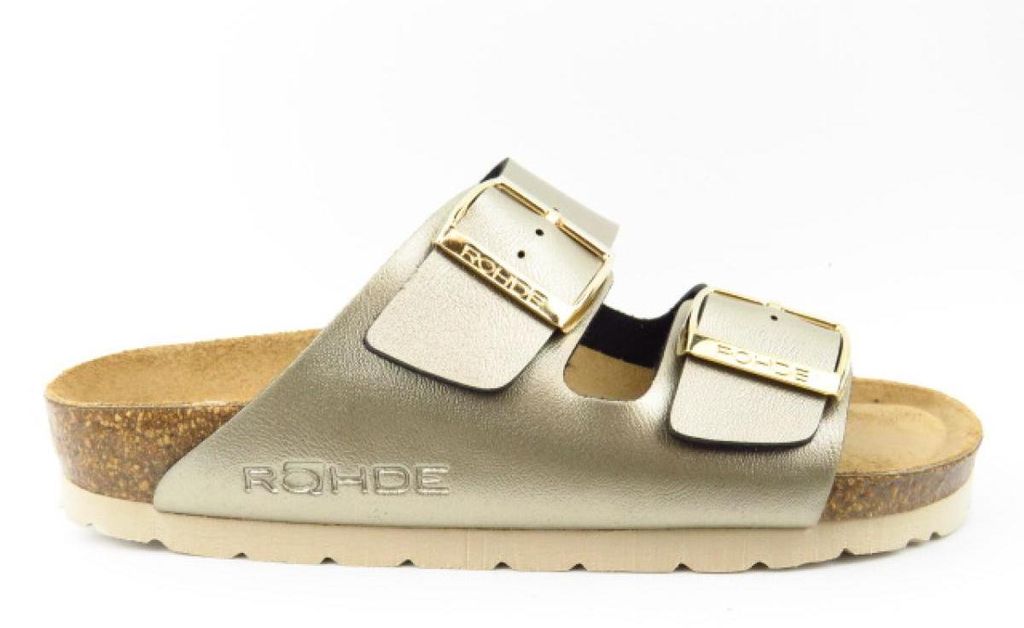 Rohde Softino Perlato messing Pantolette Metallic : 36 Produktbild 