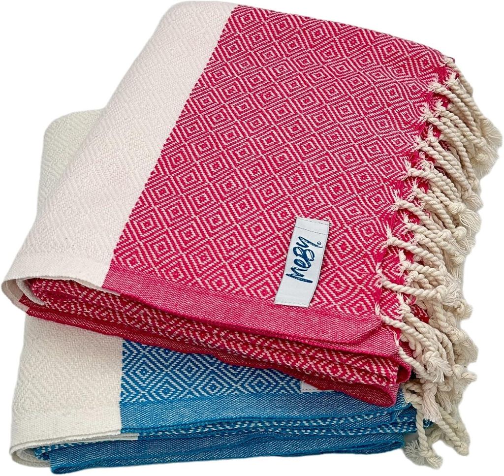 Strandtuch - Saunatuch - Turkish Hamamtuch - 100% Baumwolle Produktbild 