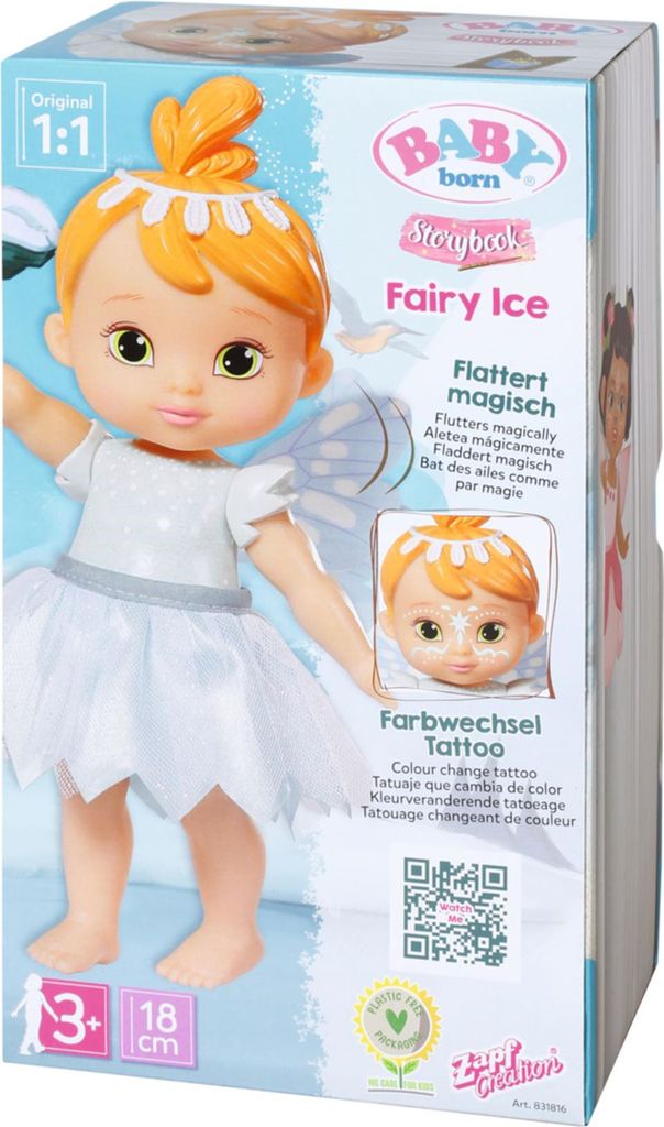 BABY born książka z wróżkami Lodowa Wróżka 18 cm Zdjęcie produktu 
