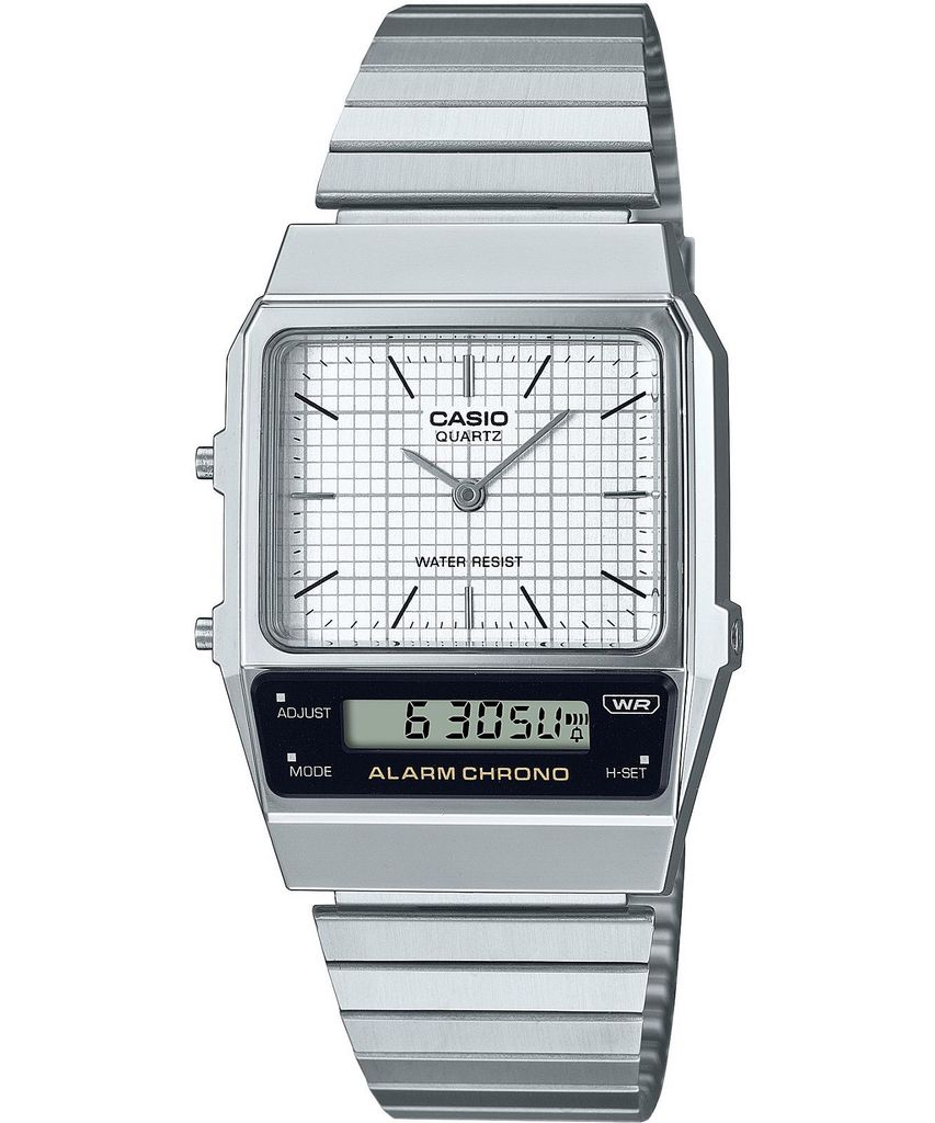 Uni Casio Vintage Dual Time AQ-800E-7A + Box Uhr