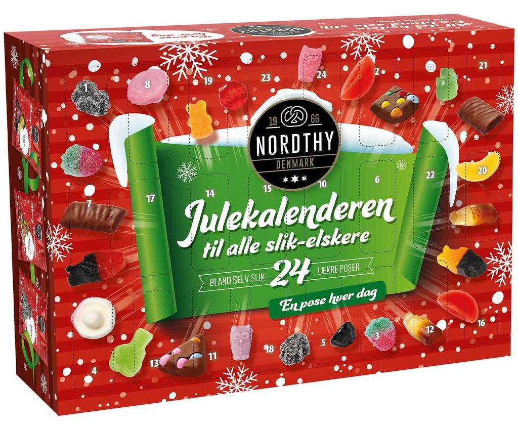 Nordthy Best of Fruchtgummi Adventskalender Produktbild 