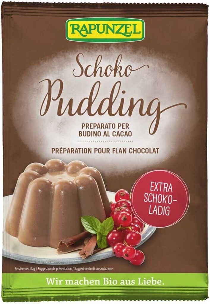 Rapunzel Poudre pour flan au chocolat 50g Image du produit 
