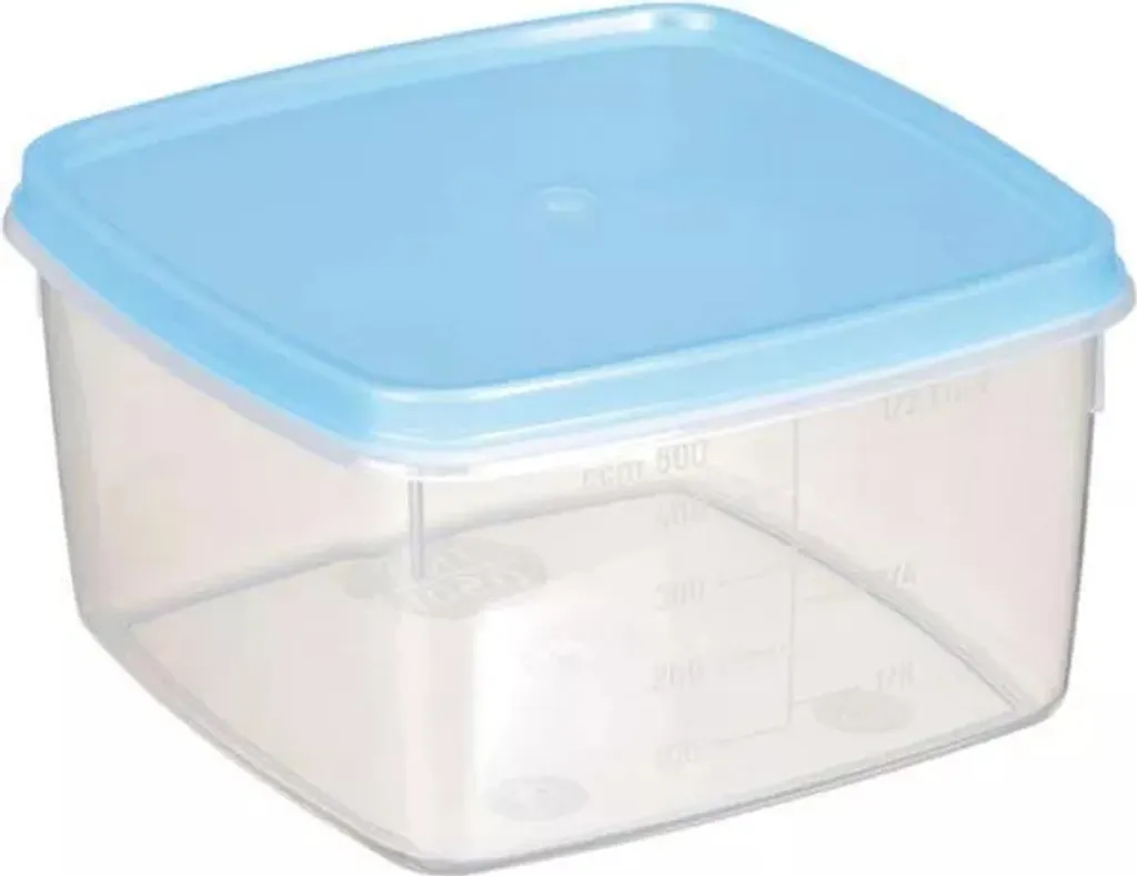 Contenitori Freezer 0,5L Salvaspazio: Set Professionale 110x64mm