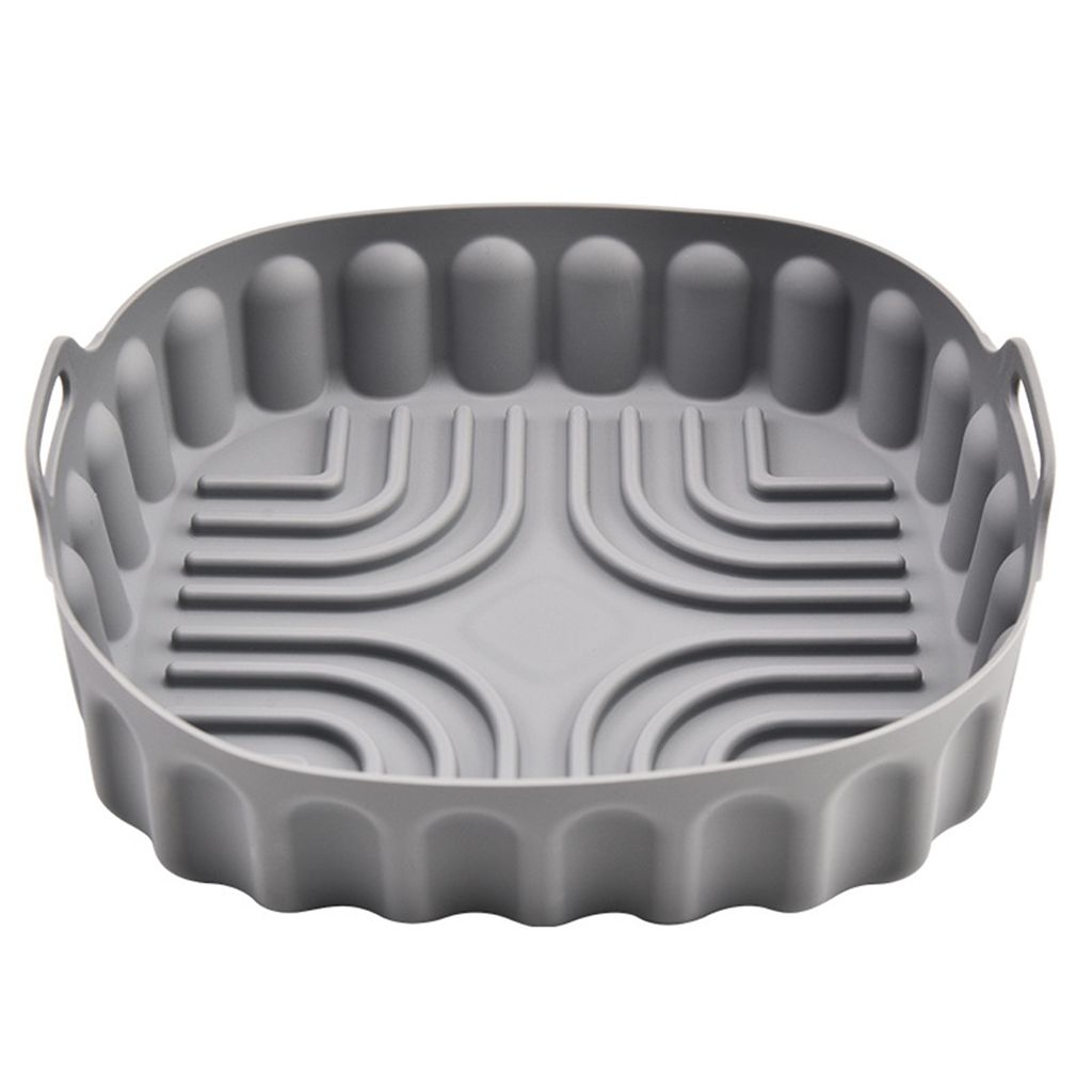 Wiederverwendbare Backform, antihaftbeschichtet, wasserdicht, quadratisch, Silikon, Fritteuse-Einlage, Grill-Backform-Matte, Küchenzubehör