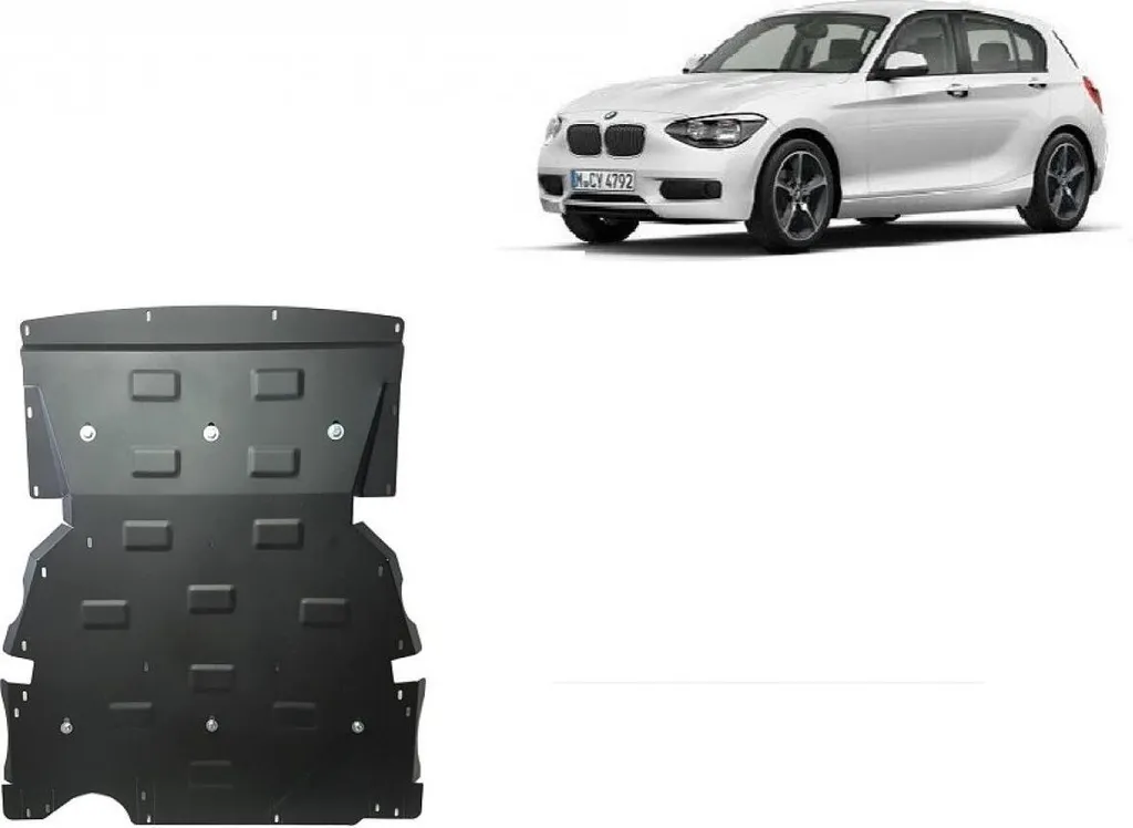 Protection moteur acier BMW Série 1 F20 F21 - Résistance aux chocs 2mm