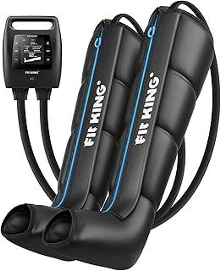 FIT KING Kabellose Beinmassagegerät, Kompressions Massagegerät für Beine zur Entspannung und Regeneration Bequeme Massage (Mittel)