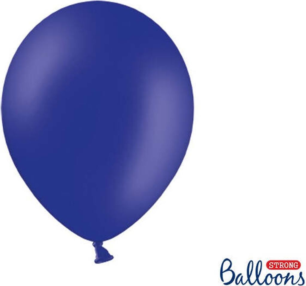 10 Stk. Luftballon Ø30cm "Uni Pastell" | Royal Blau
