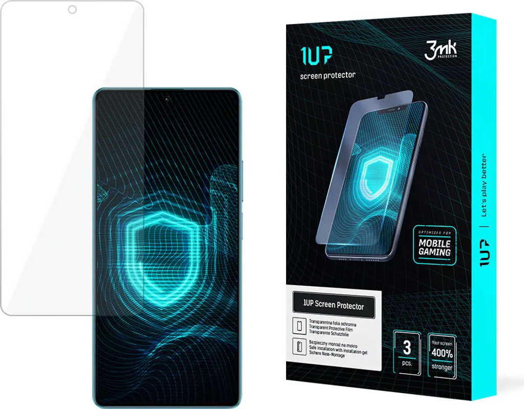 Redmi Note 13 5G Case Friendly: Pellicola 3mk 1Up Kit 3pz