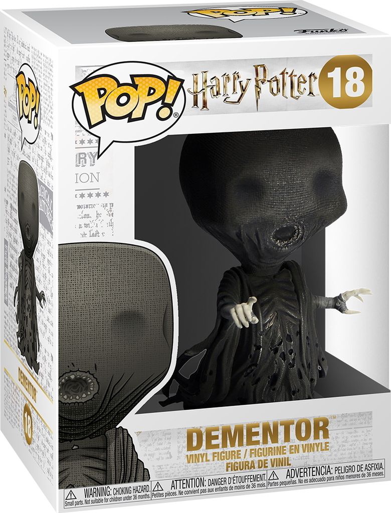 Funko Harry Potter Dementor Vinyl Figur Schwarz ca. 10 cm Produktbild 