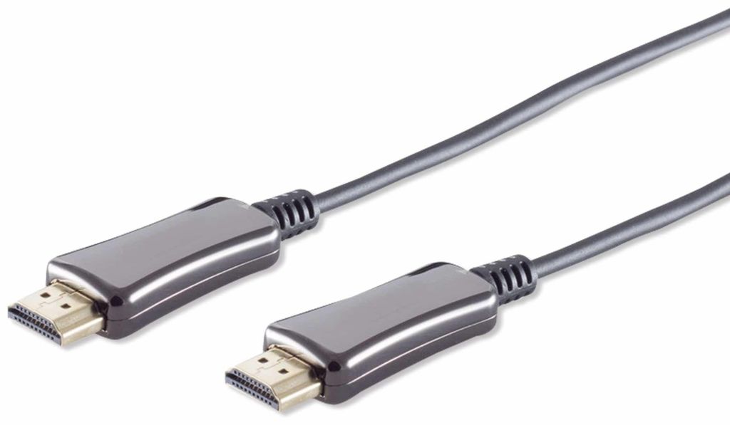 S-Impuls HDMI-Kabel optisch 10m, beste Bildqualität durch 4K Ultra HD, 1 Stk.