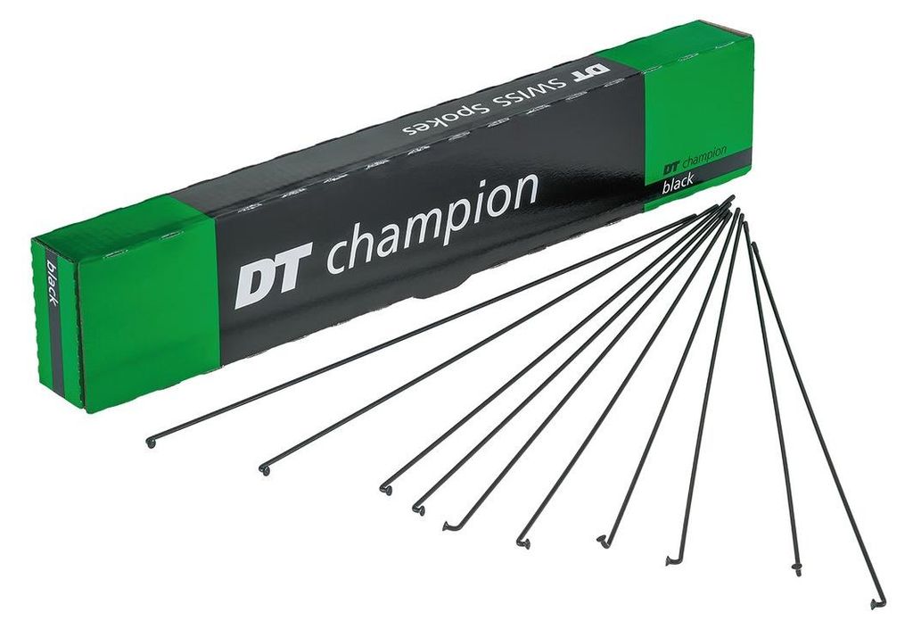 DT Swiss Speiche Champion 2.0 VE100 schwarz 282 mm - Produktbild 