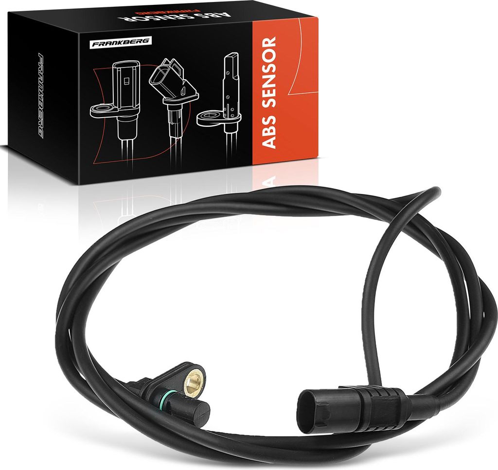 Frankberg 1x ABS Sensor Hinterachse links für VW Crafter 30-35 Bus 2E Crafter 30-50 Kasten Bus 2F 2E Mercedes-Benz