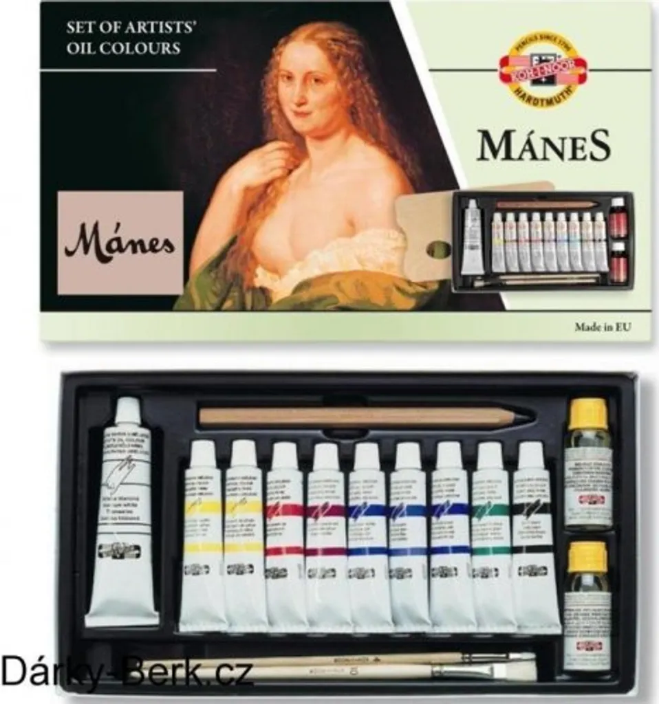 Réussir ses mélanges d'huile avec Koh-i-noor MÁNES set 10 couleurs riches