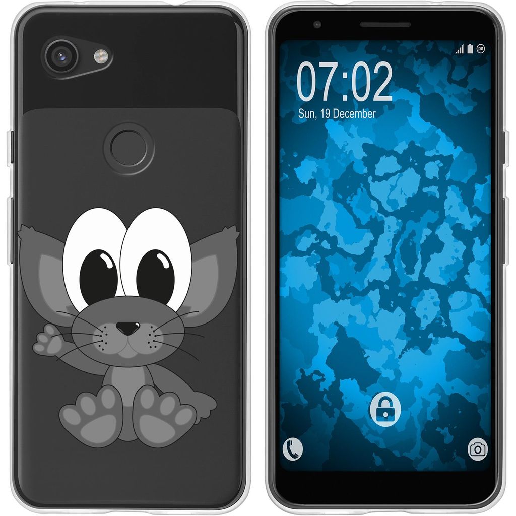 PhoneNatic Case kompatibel mit Google Pixel 3a XL Silikon-Hülle Cutiemals M5