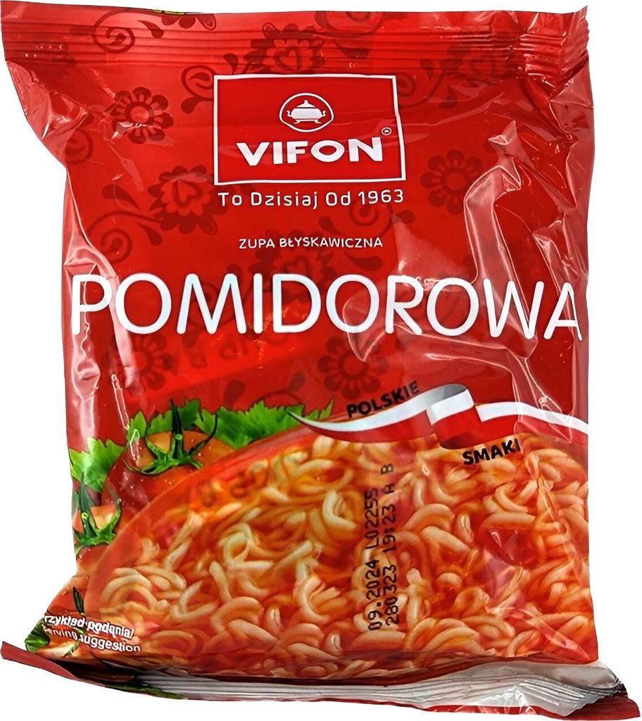 Vifon Pomidorowa Instant Nudeln 24er Pack (24 x 65g) Produktbild 
