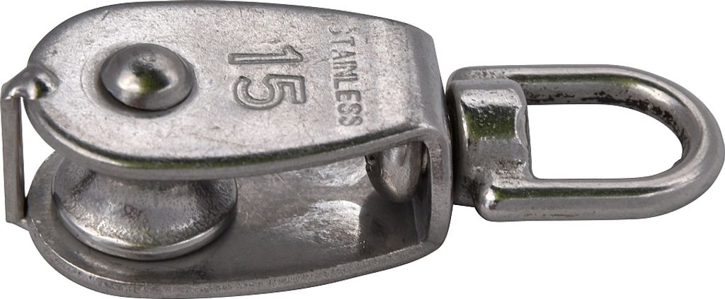 Umlenkrolle Blockseilrolle Seilzug Flaschenzug Edelstahl V4A 150kg