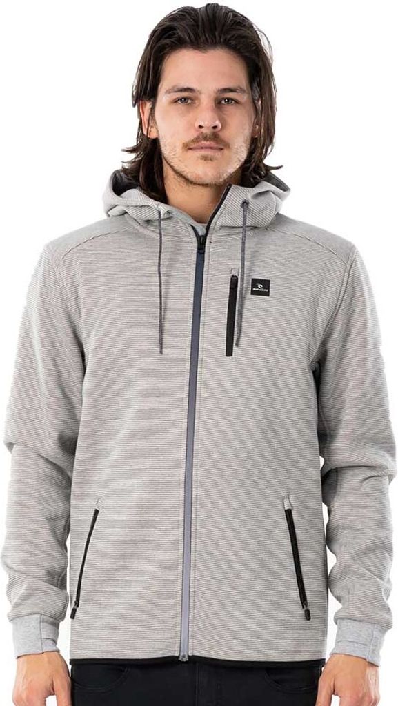 Rip Curl Anti Series Departed Reißverschlusspullover Grau L Mann Grau L