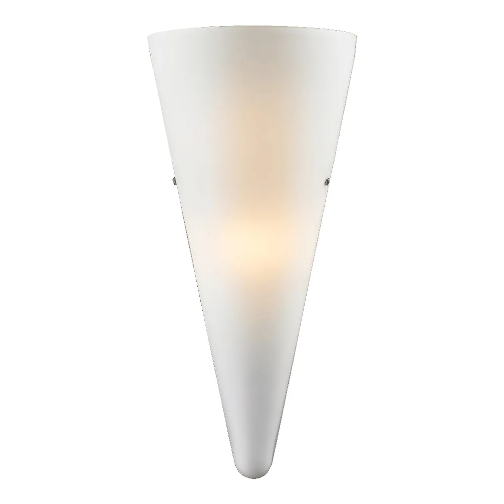 Applique dimmable EVAN 2xE14 en verre blanc opale, éclairage modulable
